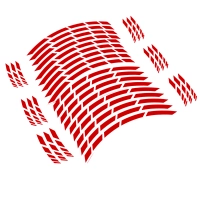 Liserets de jantes 17" - couleur rouge