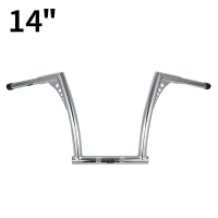 Guidon z bar chrome 14" harley davidson fltru / fltrx / fltrxs 2015-