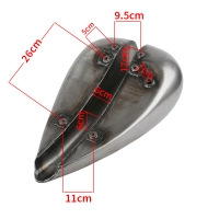 Réservoir brut harley chopper