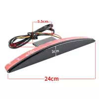 Feu arrière fumé à led pour harley davidson breakout fxsb 13-17