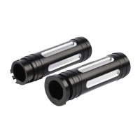 Paire de poignées 1" cnc pour harley sportster xl 1200 883 dyna fat street bob fxdb