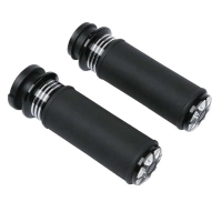 Paire de poignées 1" pour harley softail fls flst 96-15 touring road king electra glide