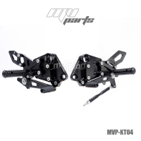 Commandes reculées mv parts ktm 125/200/390 duke 2018-