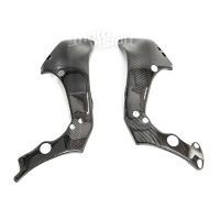 Caches sur cadre carbone vernis pour kawasaki zx10r 2011-2017