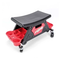 Tabouret de travail mobile avec plateau de rangement