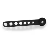 Clé de démontage de bouchons de fourche 36 mm avec renflement octogonal