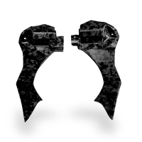 Caches sur canaux d'airs (sauf version m) carbone yamaha r1 2015-...