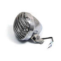 Phare avant type "prison bar" 12v/35w aluminium poli ou noir mat