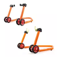 Lot de béquille avant sous fourche / arrière monobloc diabolos