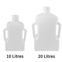 Bidon à déversement rapide 20 litres avec bec verseur, flexible et bouchon de transporteur