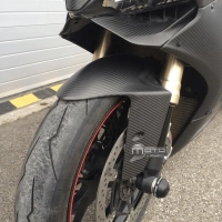 Garde boue carbone verni ducati 899 959 1199 1299 panigale
