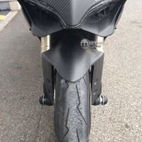 Garde boue carbone verni ducati 899 959 1199 1299 panigale