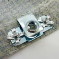 Kit de fixation à riveter dzus argenté diamètre 6