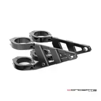 Support de phare stomp noir pour fourche de 32 à 59 mm - gauche