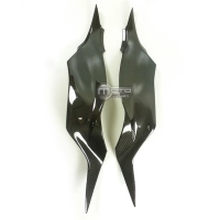 Caches sous réservoir carbone kawasaki zx6r 636 2013