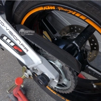Guide chaine carbone ktm rc8