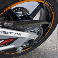 Guide chaine carbone ktm rc8
