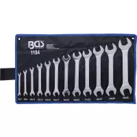 Jeu de clés plates | 6x7 - 30x32 mm | 12 pièces