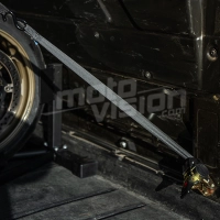 2 sangles fixes à cliquet avec enrouleur rétractable