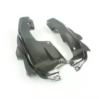 Caches sous flancs de selle carbone vernis yamaha mt09 2013-