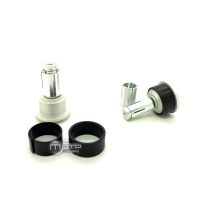 Paire de rétroviseurs cnc de guidon en aluminium (universels)