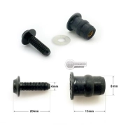 Kit de fixation pour bulle en diamètre 4mm