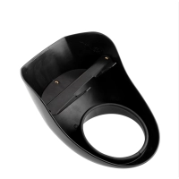 Carénage de phare avant noir pour harley sportster dyna fx xl fork