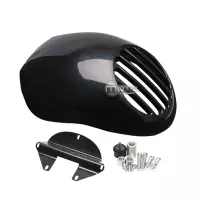 Carénage de phare avant noir pour harley sportster dyna fx xl fork