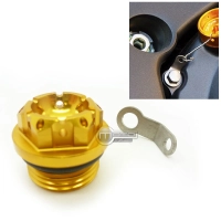 Bouchon moteur racing en aluminium pour ducati