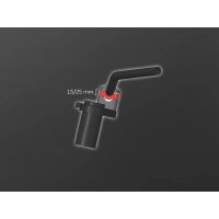 Rehausseur de pontets de guidon abm - 25 mm