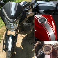 Bande autocollante / sticker de réservoir type café racer