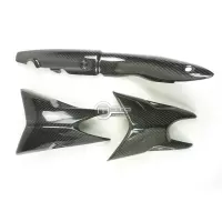 Protection de pot silencieux carbone kawasaki z1000 2014