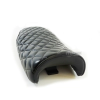 Selle brune café racer cuir universelle