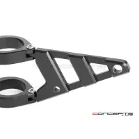 Support de phare stomp noir pour fourche de 32 à 59 mm - gauche