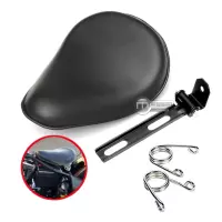 Selle pilote cuir harley sportster /xl 1200 /xl883 /iron 883 (04-15)