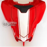 Kit déco stickers de dosseret blanc ducati 848 1098 1198