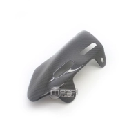Protection sur sortie d'échappement carbone ducati monster 1200 2014
