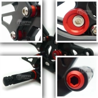 Commande reculée kalyosa pour kawasaki zx10r 2015-..