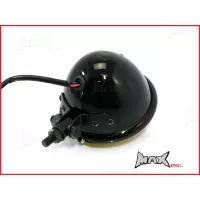 Phare avant vintage led 12v/35w chromé