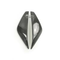 Ecopes de radiateur partie superieur en carbone mv agusta rivale