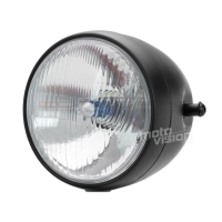 Phare avant noir avec compteur digital intégré