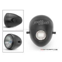 Phare avant avec grille noir avec compteur digital intégré