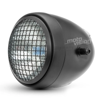 Phare avant avec grille noir avec compteur digital intégré