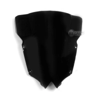 Bulle fumée noire double courbure yamaha r6 2008-2014