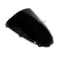 Bulle fumée double courbure noire kawasaki zx6 2005-2008