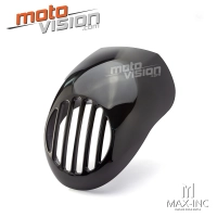 Carénage de phare avant noir "prison" pour harley sportster dyna fx xl fork