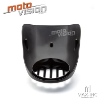 Carénage de phare avant noir "prison" pour harley sportster dyna fx xl fork