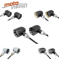 Paire de clignotant "derby" alu cnc led