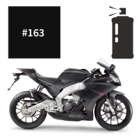 Peinture en spray matt diablo black pour aprilia rs 4 125 2013-2018