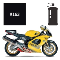 Peinture en spray aprilia matt diablo black rsv1000r 1998-2005 